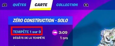 survivre aux phases de la tempête dans Fortnite