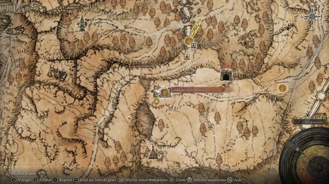 tombe du héros canonisé