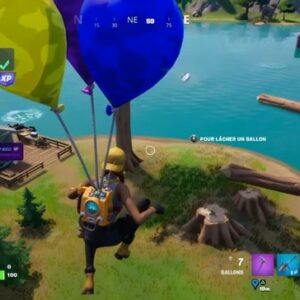 utiliser un ballon- fortnite
