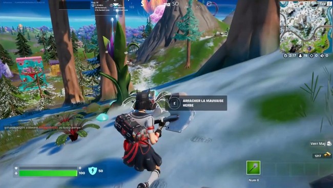 Arracher la mauvaise herbe fortnite