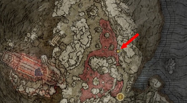 Emplacement de la Dîme de sang dans Elden Ring