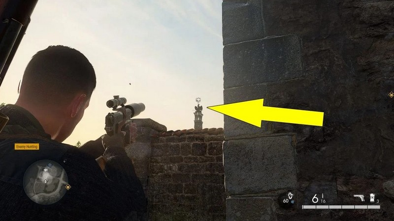 Emplacement Aigle de Pierre 3 Mission 2 Sniper Elite 5