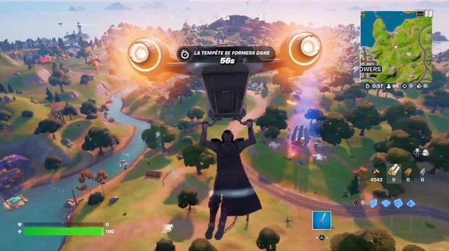Emplacement Dark Vador dans fortnite