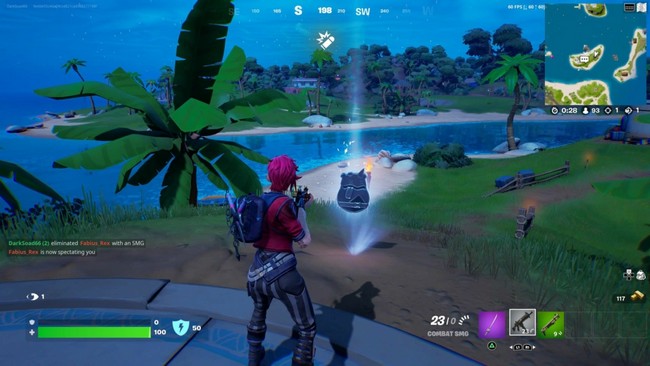 Emplacement jeton de BricBroc 2 au 7ème Avant Poste des Sept Fortnite
