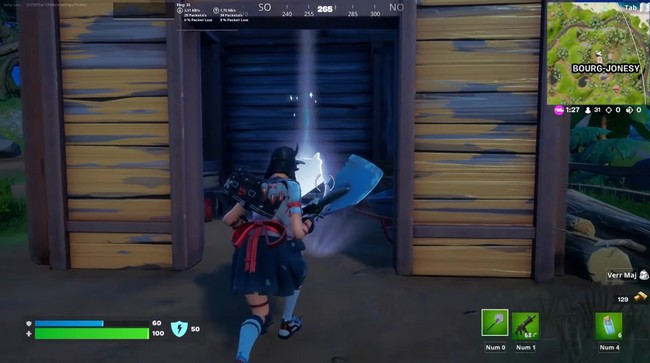 Emplacement jeton de BricBroc au Bourg Jonesy 3 Fortnite