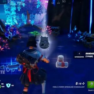 Emplacement jeton de BricBroc aux Cascades de réalités 2 Fortnite