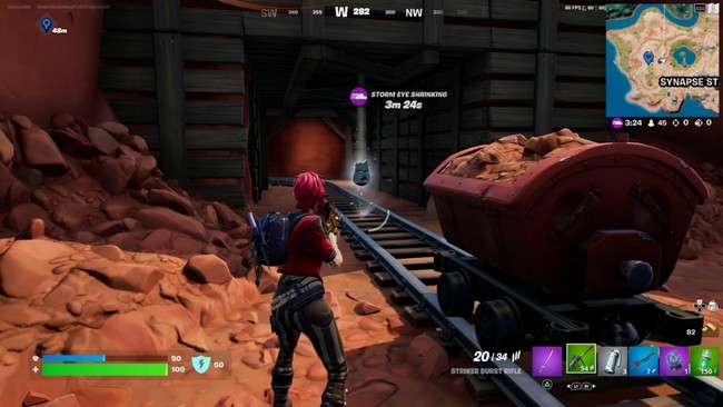 Emplacement jeton de BricBroc à Mini Mine 2 Fortnite