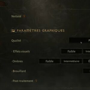 Le Paramètre graphique très élevé n'est pas disponible dans Diablo Immortal