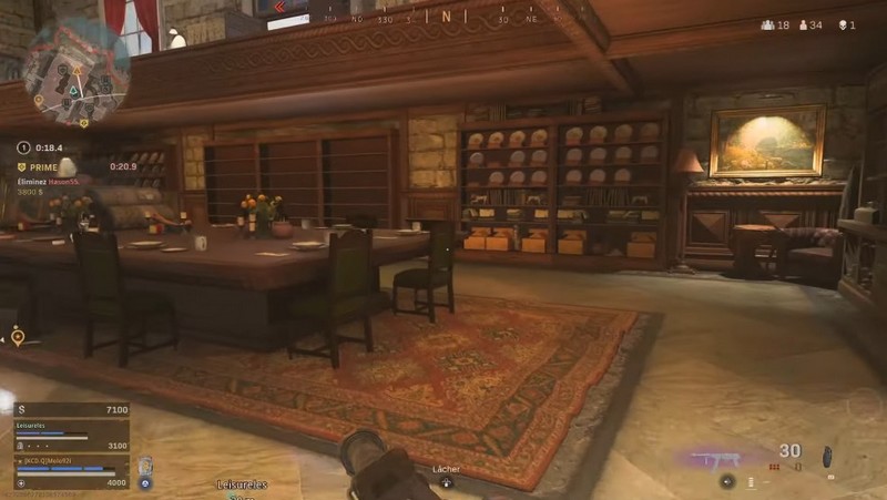 Salle secrète Warzone fortune's keep