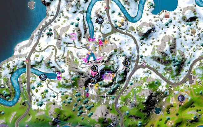 Tous les emplacements bulle mobile dans Fortnite Chapitre 3 Saison 3