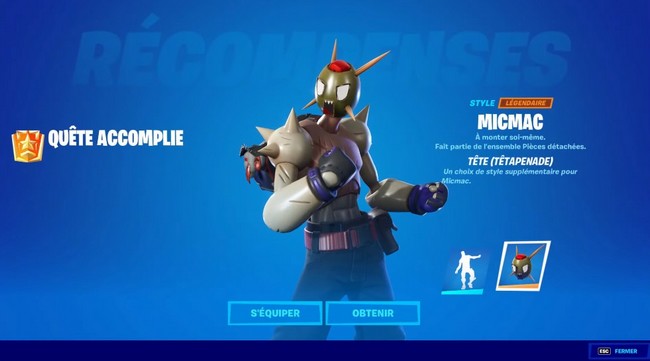 Tête (Têtapenade) fortnite