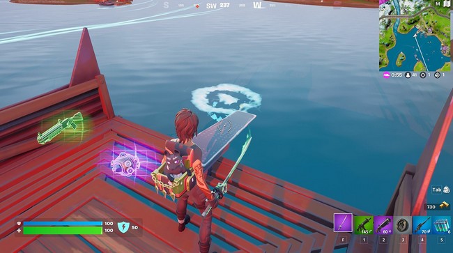 emplacement plongeoir 3 fortnite