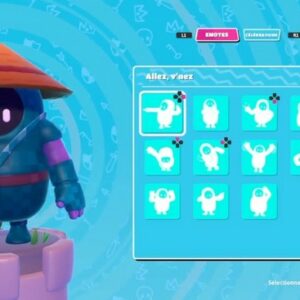 faire une émote dans Fall Guys