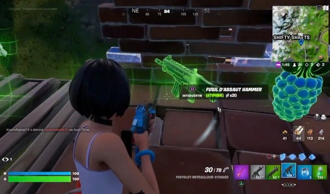 fusil d’assaut hammer Fortnite saison 3 Chapitre 3