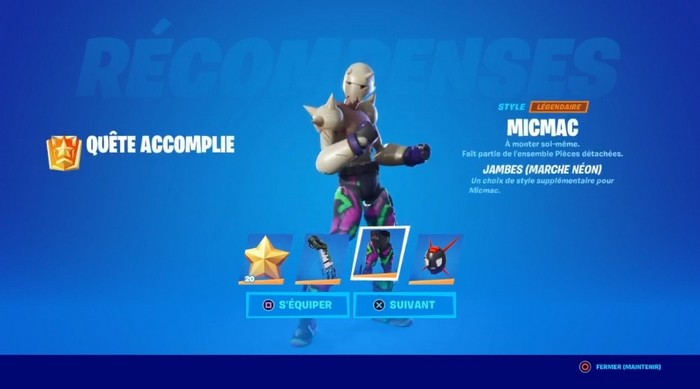 jambes marche néon-fortnite