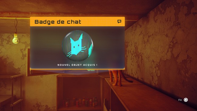 Badge de chat stray