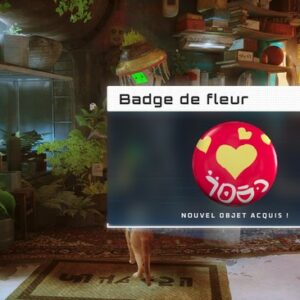 Badge de fleur de Stray