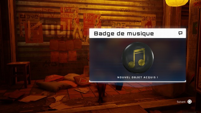Badge de musique Stray
