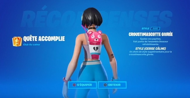 Croustimascotte Givrée Cerise Câline- fortine