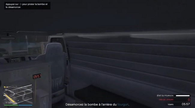 Désamorcez la bombe à l’arrière du fourgon-gta online