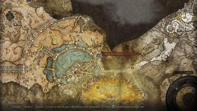Emplacement : La Tombe des héros d’Auriza près de la capitale Leyndell
