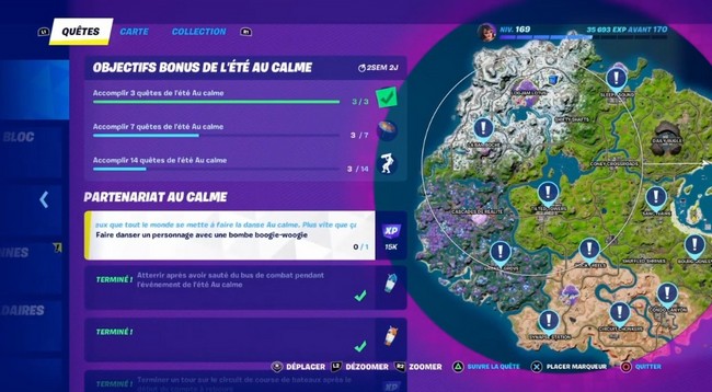 Faire danser un personnage avec une bombe Boogie-woogie été au calme