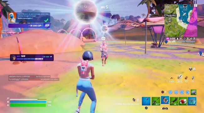 Faire danser un personnage avec une bombe Boogie-woogie