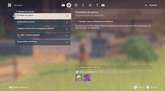 Fantôme du passé-genshin impact