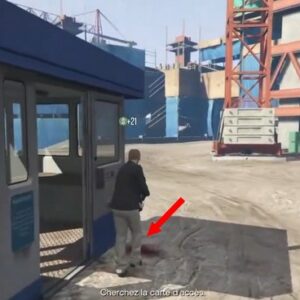 emplacement carte d'accès