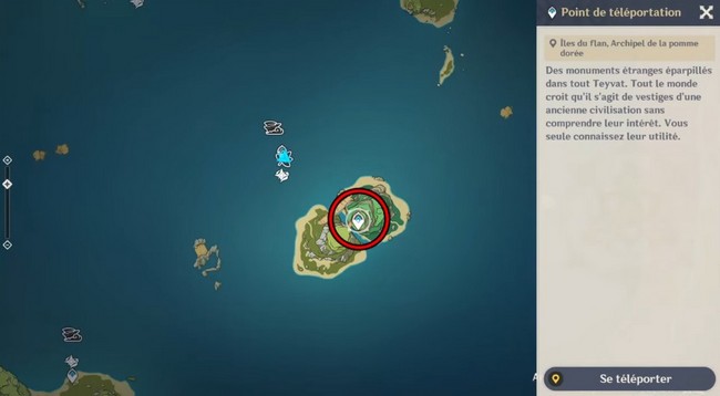 Puzzle Stèles Électro - îles du flan