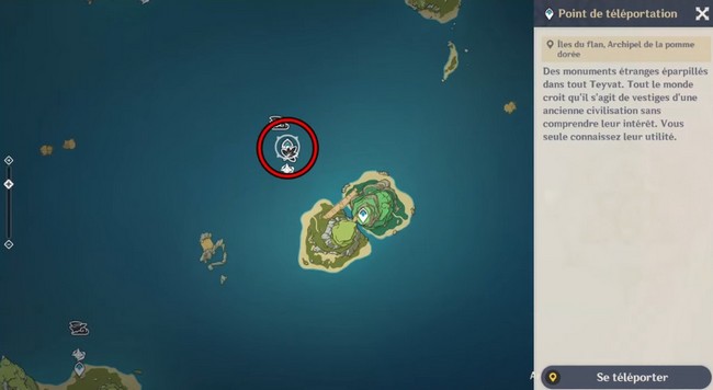 Puzzle Stèles Électro - îles du flan genshin impact 2.8