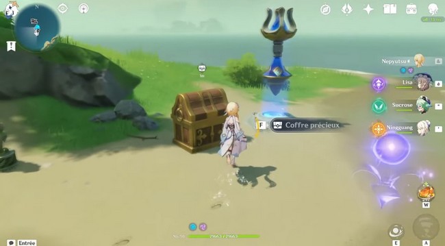 Solution Puzzle Fée Électro Genshin impact-2.8