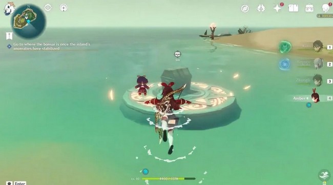 Solution Puzzle des Torches des îles du Flan genshin impact 2.8