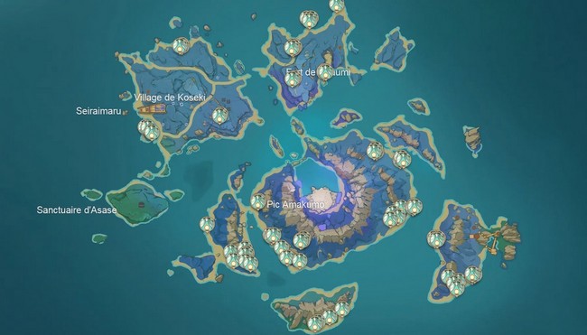 Spectres Île Seirai genshin impact