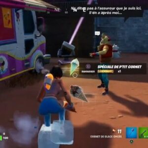 emplacement cornet de glace