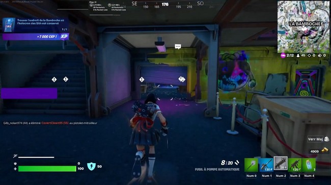 Trouver l'endroit de la Bamboche ou l'holocron des Sith est conservé fortnite