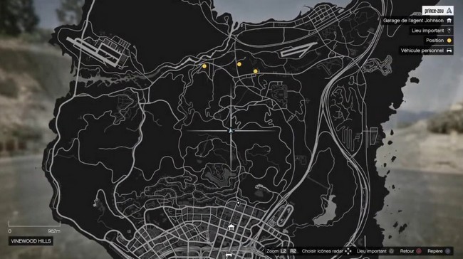 destinations récentes dans le GPS