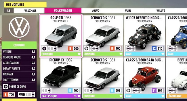 Volkswagen Golf GTI 1983- forza horizon 5