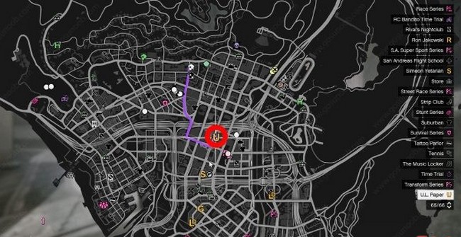 démarrer la nouvelle mission iaa the Entreprises Criminelles gta online-emplacement