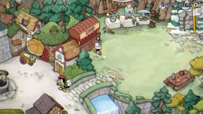 emplacement cimetière CUPHEAD The Delicious Last Course