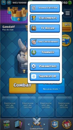 le badge secret easter egg sur Clash Roya