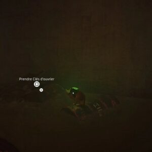 emplacement des clés de l'ouvrier de stray