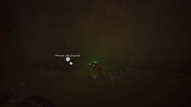 emplacement des clés de l'ouvrier de stray