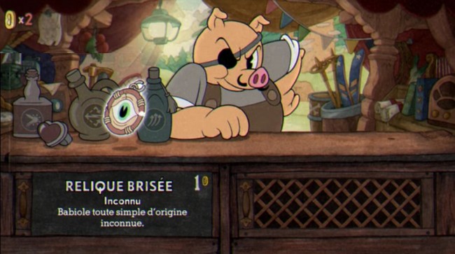 relique brisée CUPHEAD The Delicious Last Course