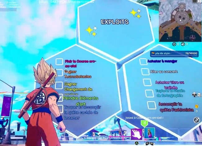 Accomplir des exploits dans la Croisée des Fiertés-défi Fortnite