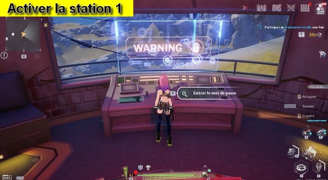 Activer la station 1 de Tower of fantasy