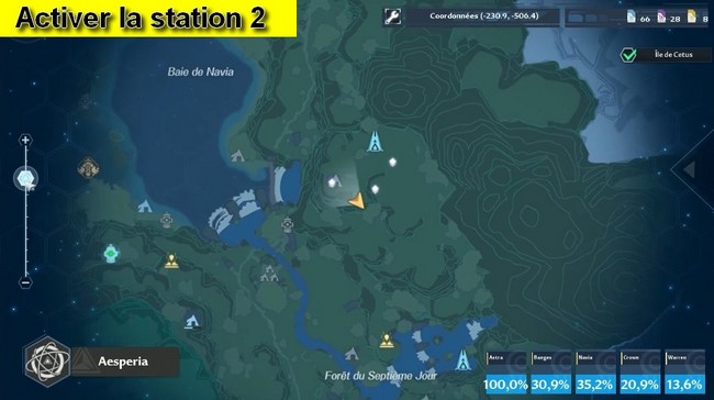 Activer la station 2 de Tower of fantasy