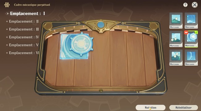 Assemblez le cadre mécanique perpétuel