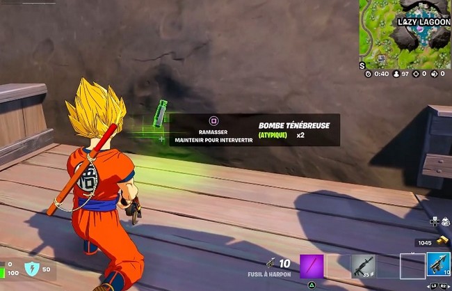 La Bombe ténébreuse dans Fortnite saison 3 chapitre 3