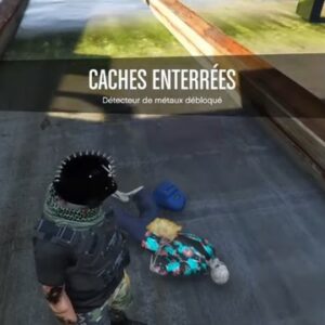 Caches enterrées- détecteur de métaux débloqué GTA 5 Online